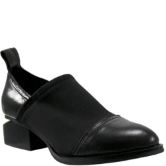 Bakers Elite Shoes Bakers Elite Lorree Black Leather Heel Loafer